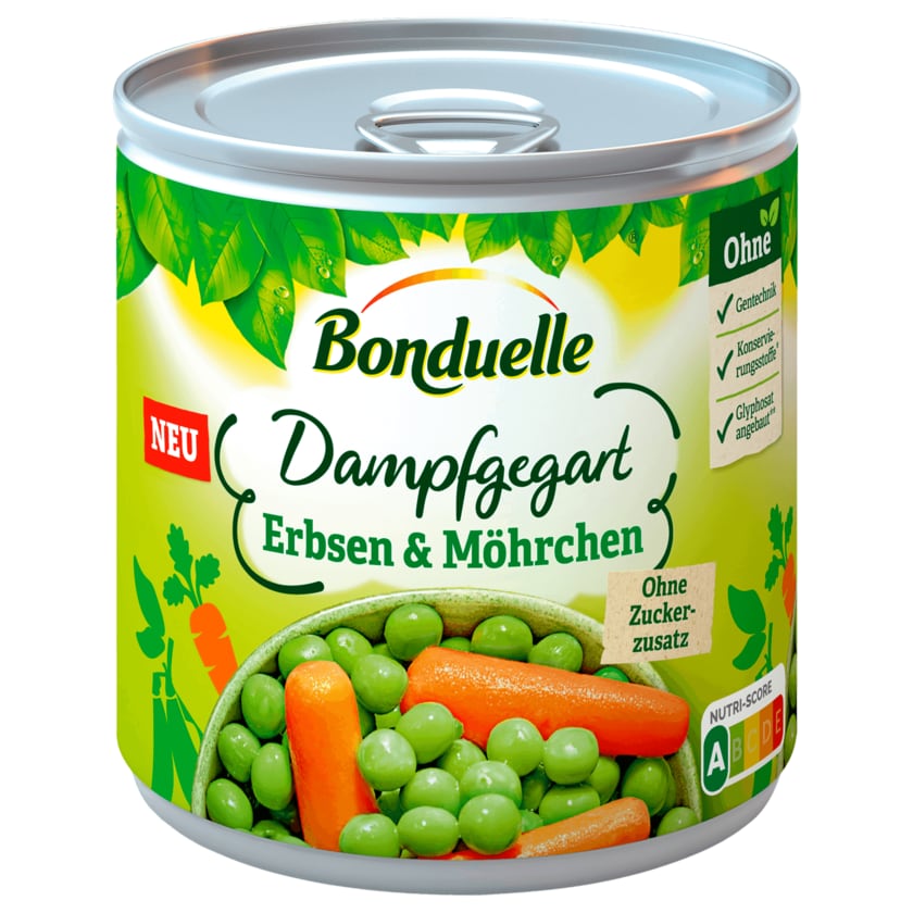 Bonduelle Dampfgegart Erbsen & Möhrchen 265g