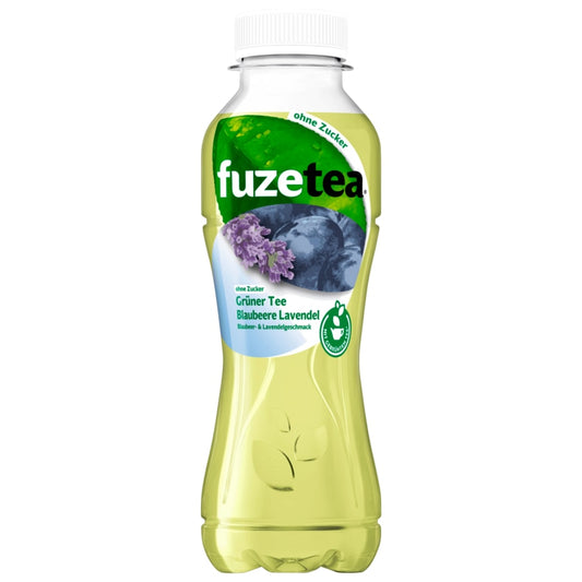 fuzetea Grüner Tee Blaubeere Lavendel ohne Zucker 0,4l (inkl. 0,25€ Pfand)