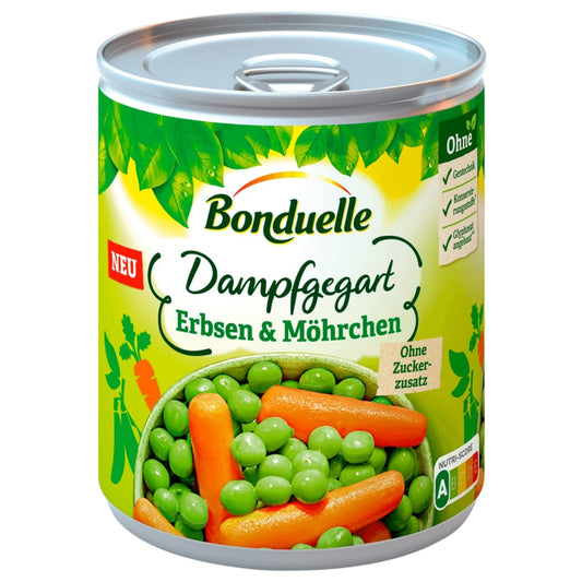 Bonduelle Dampfgegart Erbsen & Möhrchen 530g