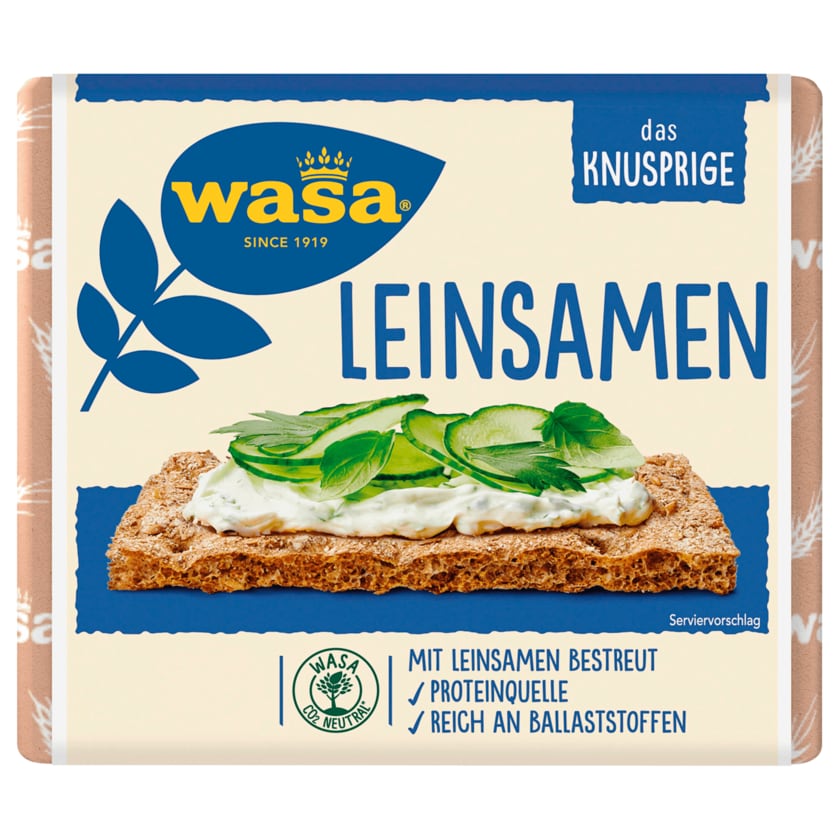 Wasa Knäckebrot Leinsamen 210g