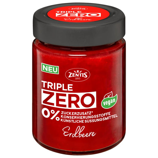 Zentis Fruchtaufstrich Triple Zero Erdbeere 185g