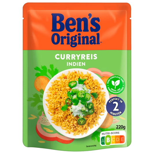 Ben's Original Express Curryreis Indien 220g