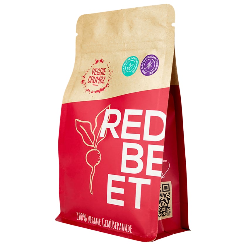 Veggie Crumbz Red Beet Gemüsepanade vegan 200g