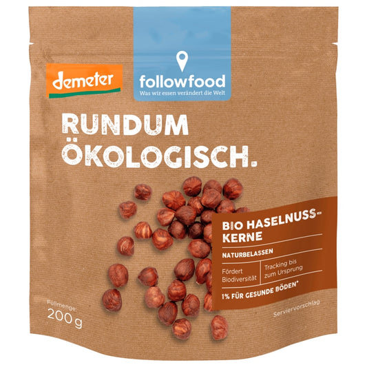 Followfood Bio Demeter Haselnusskerne 200g