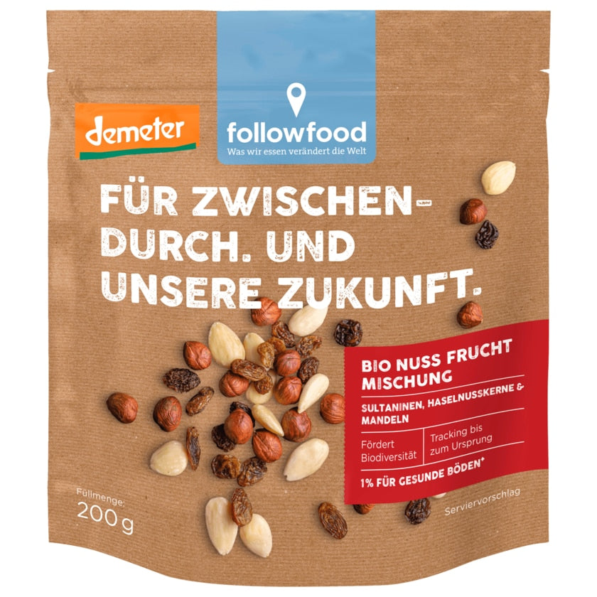 Followfood Bio Nuss Fruchtmischung 200g