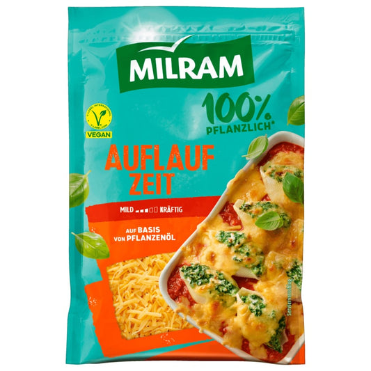 Milram Streukäse-Alternative Auflaufzeit vegan 150g