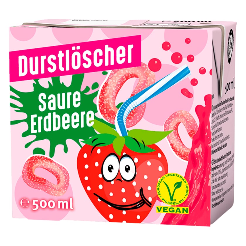 Durstlöscher Saure Erdbeere 0,5l