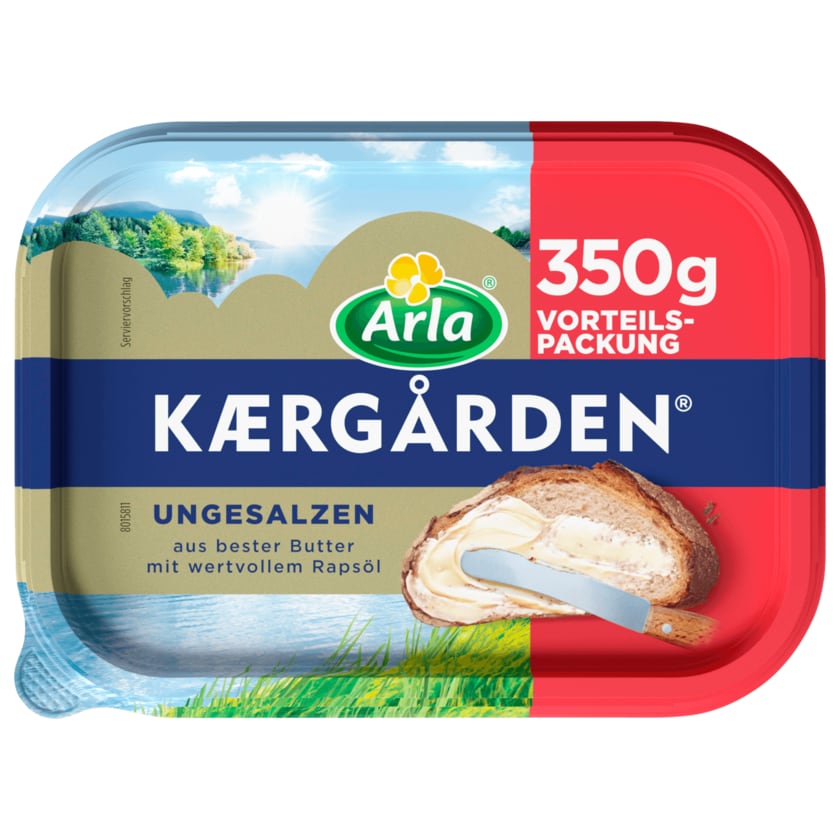 Arla Kaergarden Ungesalzen aus Butter & Rapsöl 350g