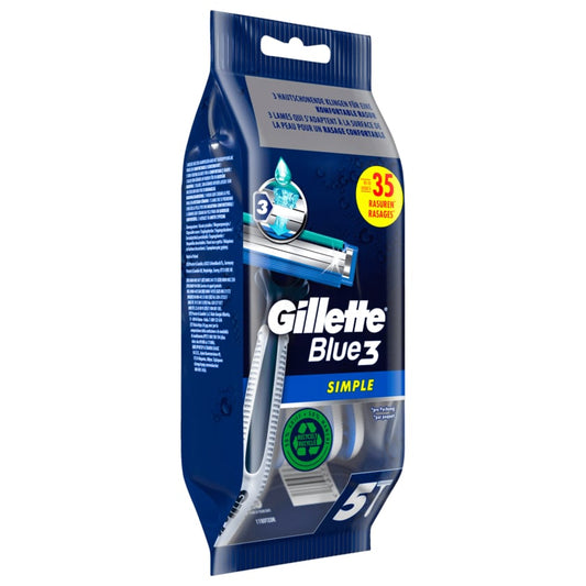 Gillette Blue Simple3 5 Stück