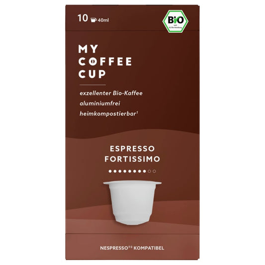 My Coffee Cup Bio Espresso Fortissimo 52g, 10 Kapseln