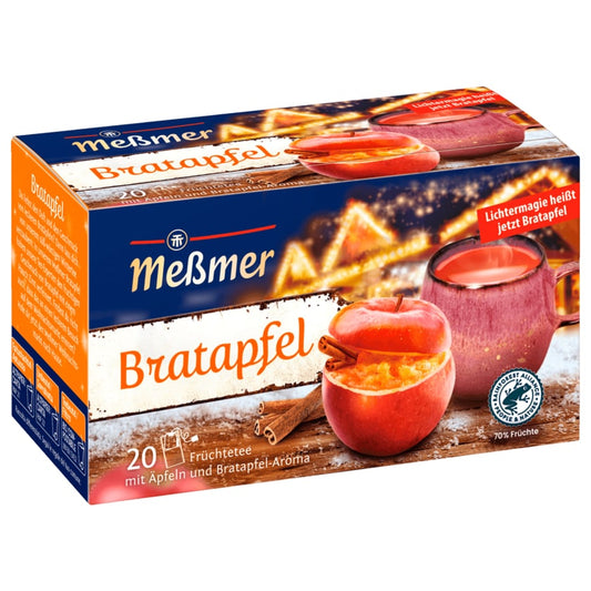 Meßmer Früchtetee Bratapfel 50g, 20 Beutel