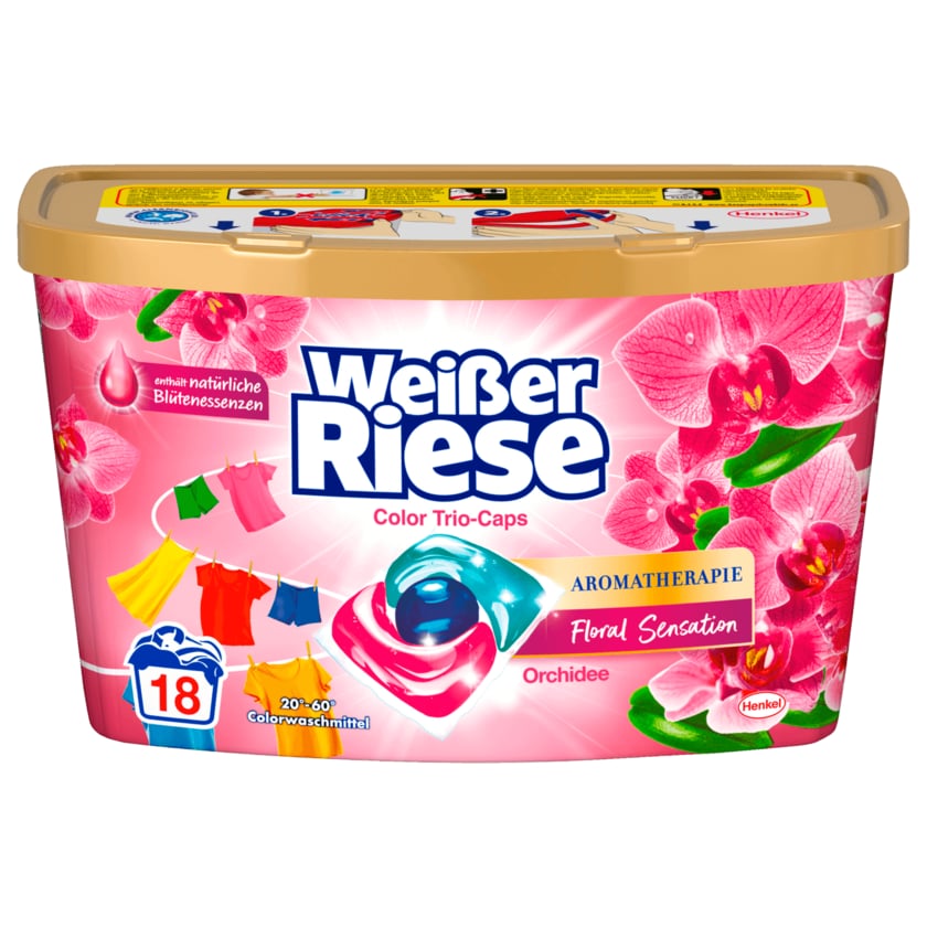 Weißer Riese Colorwaschmittel Caps Floral Sensation 216g, 18WL