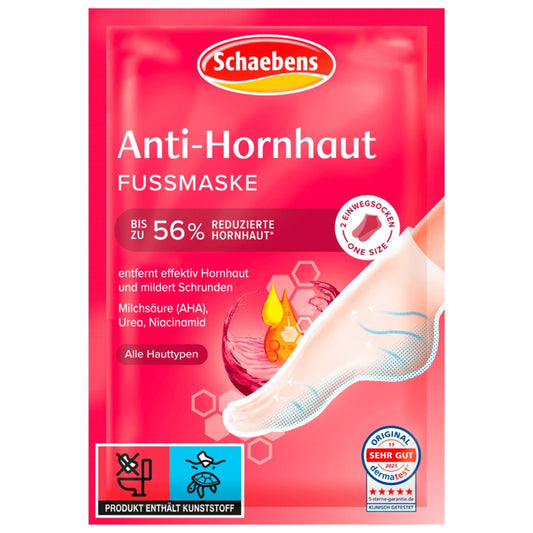 Schaebens Anti-Hornhaut Fussmaske 2 Stück