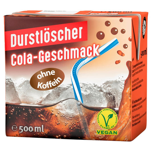 Durstlöscher Cola-Geschmack ohne Koffein 500ml