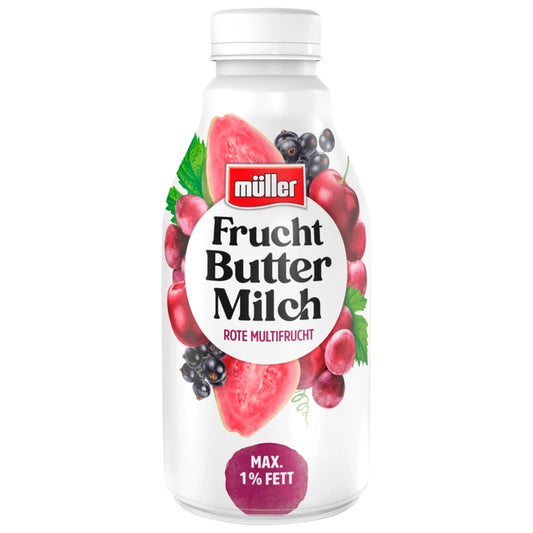 Müller Fruchtbuttermilch rote Multifrucht 500g