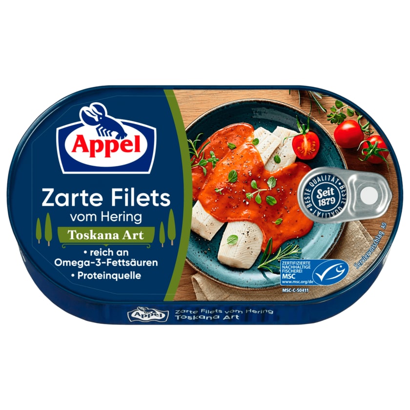 Appel Zarte Filets vom Hering Toskana Art 200g