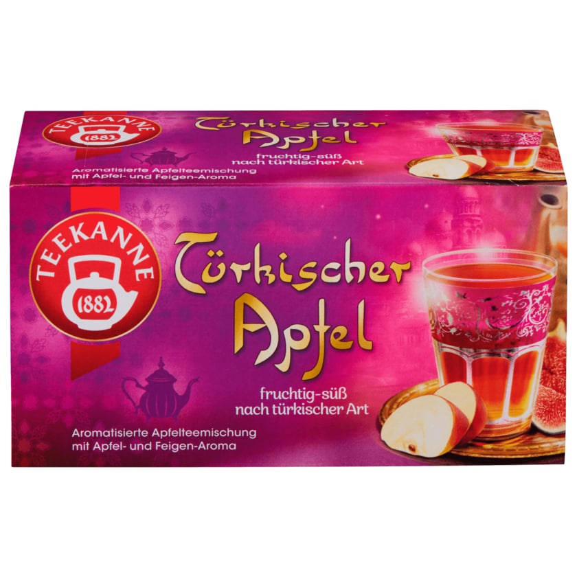 Teekanne Türkischer Apfel 55g, 20 Beutel