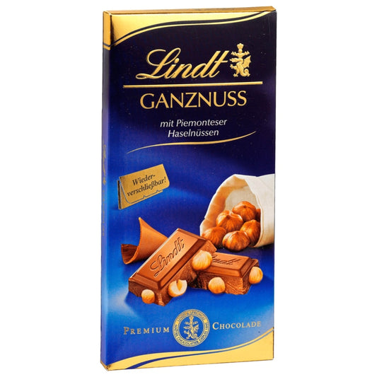 Lindt klassische Ganznuss Schokolade Tafel 100g