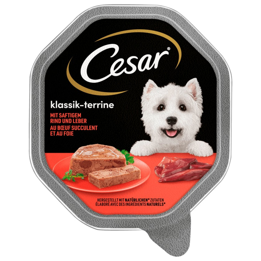 Cesar Schale Klassiker mit Rind und Leber 150g