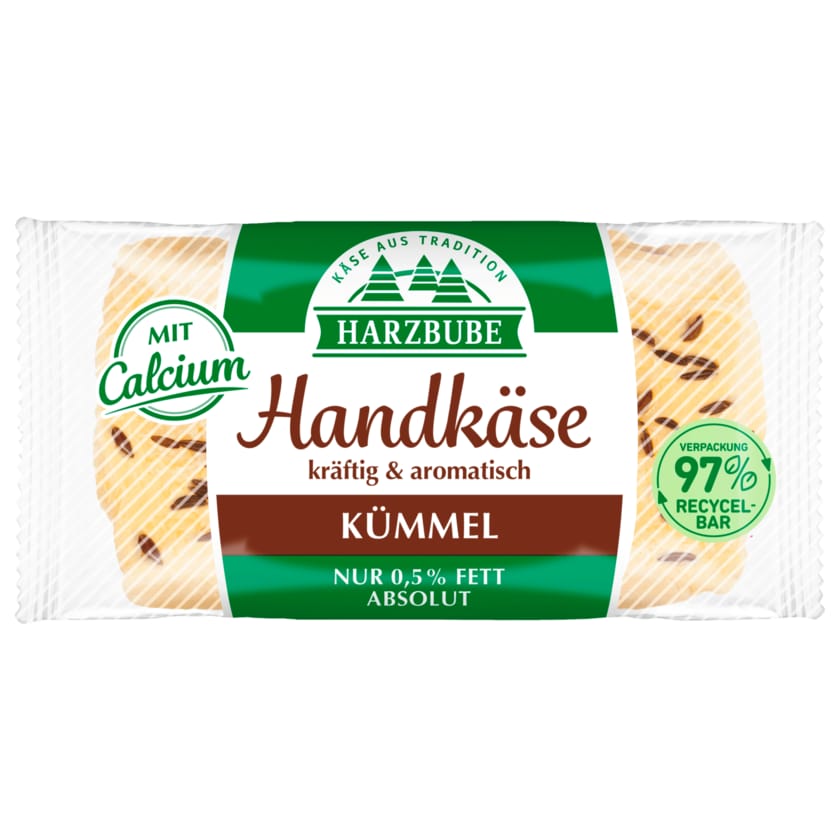 Harzbube Handkäse mit aufgestreutem Kümmel 200g