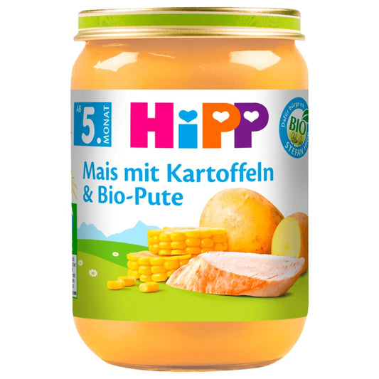 Hipp Mais mit Kartoffelpüree & Bio-Pute 190g