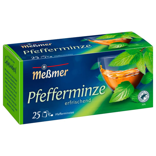 Meßmer Pfefferminze 56g, 25 Beutel