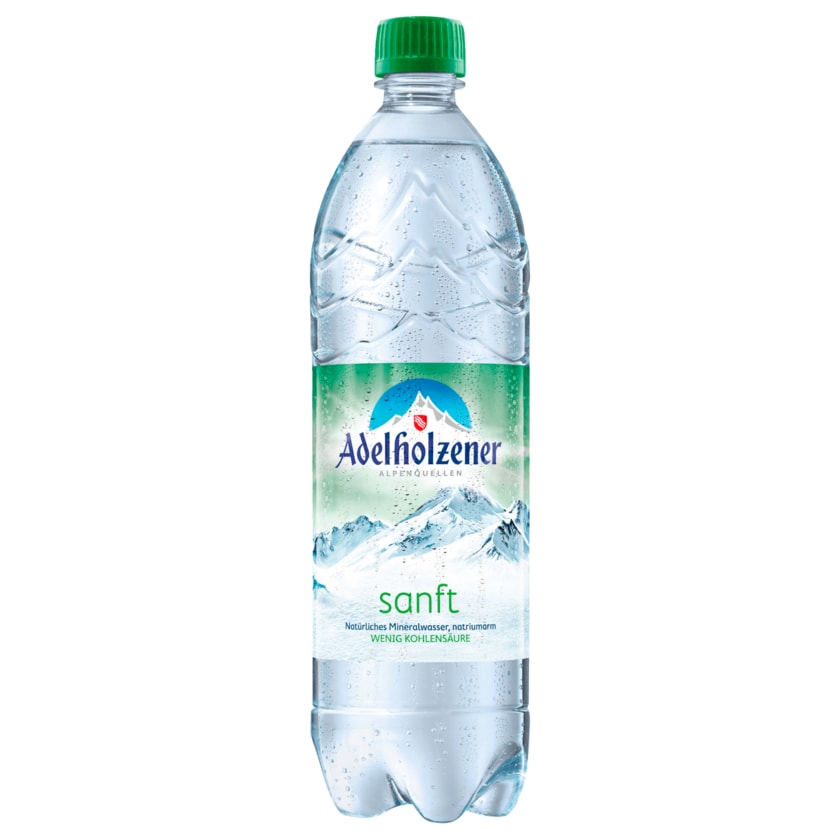 Adelholzener Mineralwasser Sanft 1l (inkl. 0,25€ Pfand)