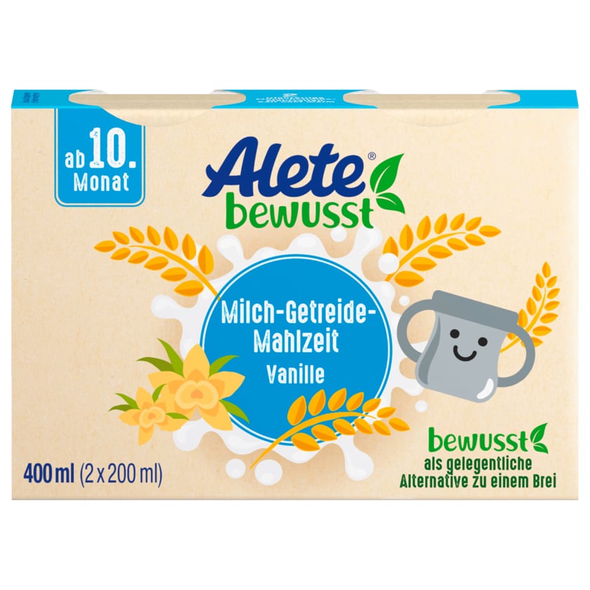 Alete Mahlzeit zum Trinken Vanille-Geschmack 2x200ml