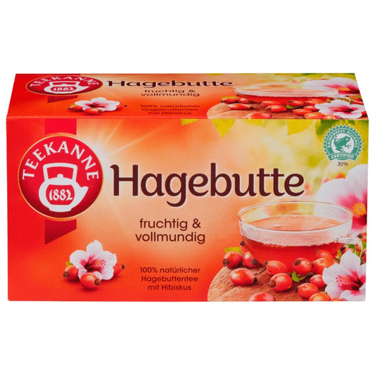 Teekanne Vollmundige Hagebutte 70g, 20 Beutel