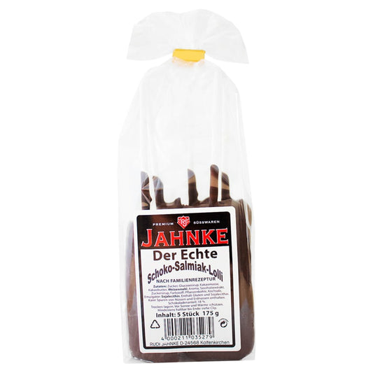 Jahnke Schoko-Salmiak Lolli 175g