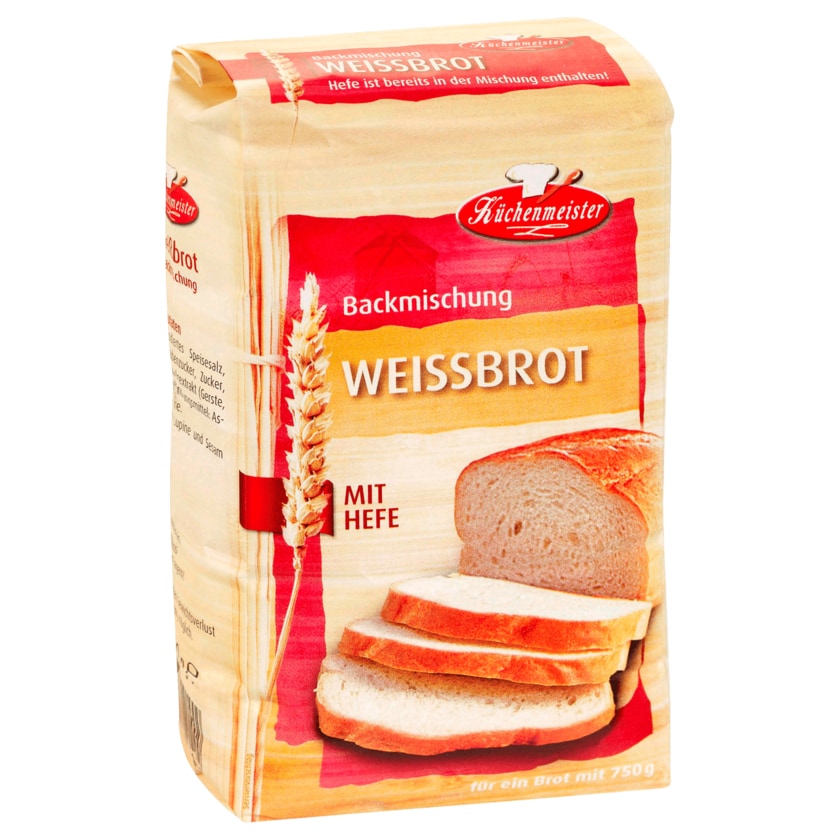 Küchenmeister Weißbrot-Backmischung 500g