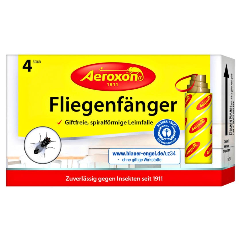 Aeroxon Fliegenfänger 4 Stück