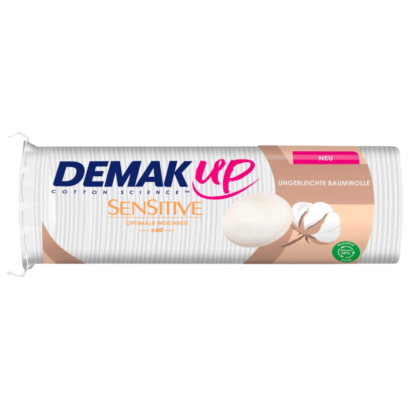 Demak Up Wattepads Sensitive 60 Stück