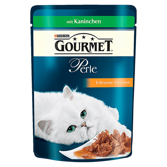 Gourmet Perle Erlesene Streifen mit Kaninchen...