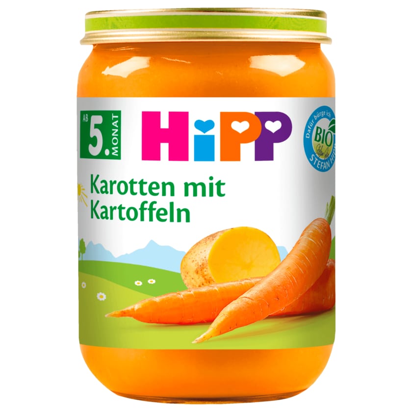 Hipp Bio Früh-Karotten mit Kartoffeln 190g