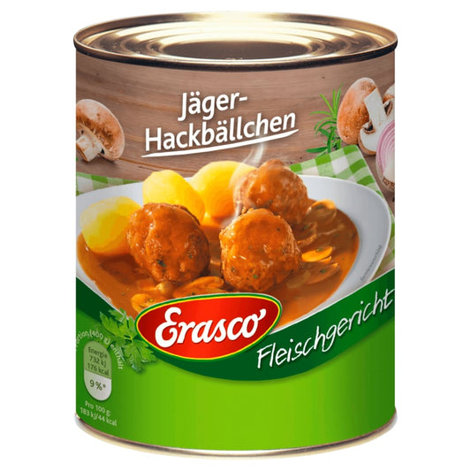 Erasco Fleischgerichte Jäger-Hackbällchen in herzhafter Sauce 800g