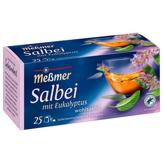 Meßmer Salbei-Mischung mit Eukalyptus 44g, 25 Beutel