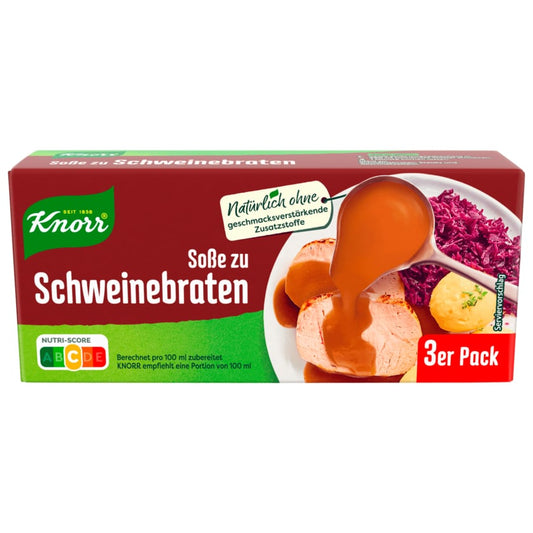 Knorr Soße zu Schweinebraten 3x0,25l