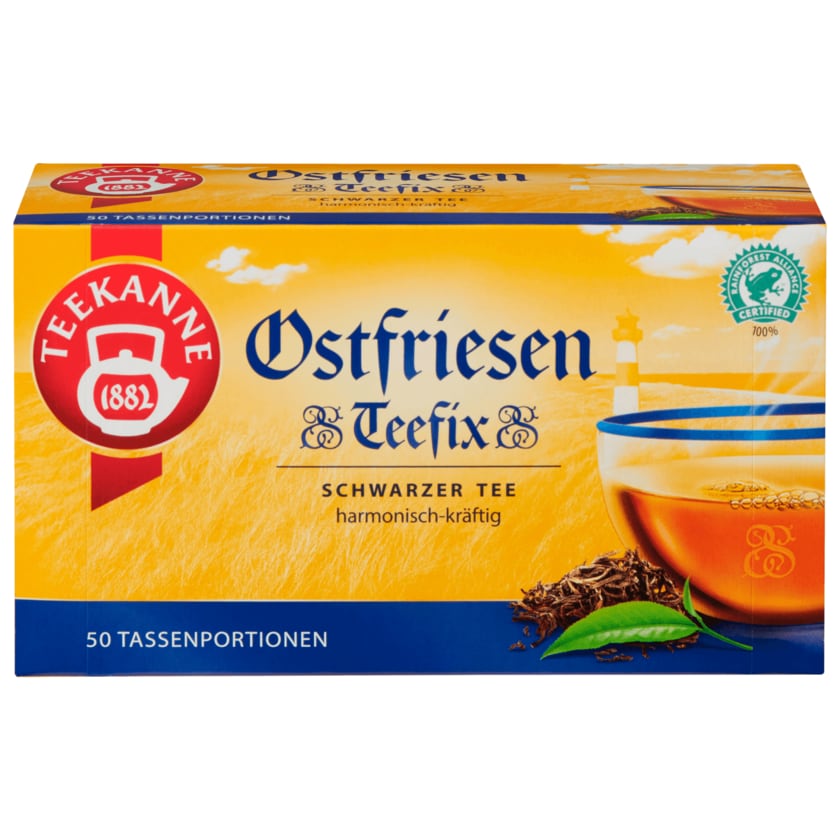 Teekanne Ostfriesen Teefix 75g, 50 Beutel