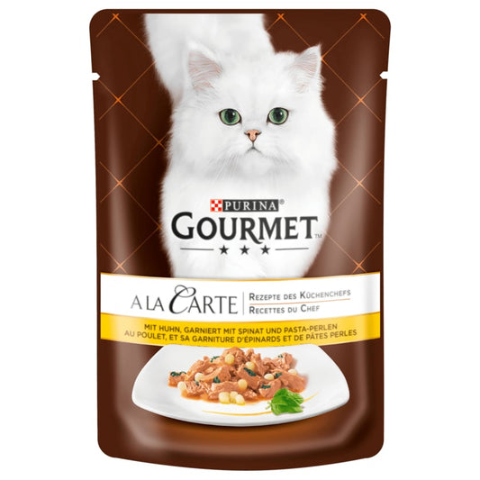 Gourmet A la Carte mit Huhn 85g