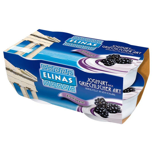 Elinas Joghurt Griechischer Art Brombeere 4x150g